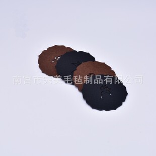 Factory Direct Sales Felt Placemats, Coasters, Xiangyun Teapot Mats, Customizable Felt Gift Mats, Coasters, Eco-Friendly