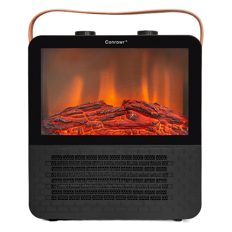 Tablas de escritorio de oficina domésticas transfronterizas, calentadores eléctricos, chimeneas pequeñas, simulación de ahorro de energía, calentadores de llama 3D
