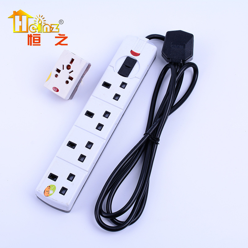 zócalo de conexión doméstica extensión de cable tablero de remolque con interruptor de salida extensión de conexión comerciante principal