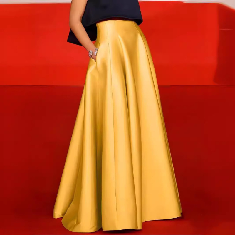 Cross-border 2023 Amazon AliExpress New Spring and Autumn Fashion Women's Long Dress Elegant High Waist A- line Party Dress Cross-border 2023 Amazon AliExpress New Spring and Autumn Fashion Women's Long Dress Elegant High Waist A- line Party Dress