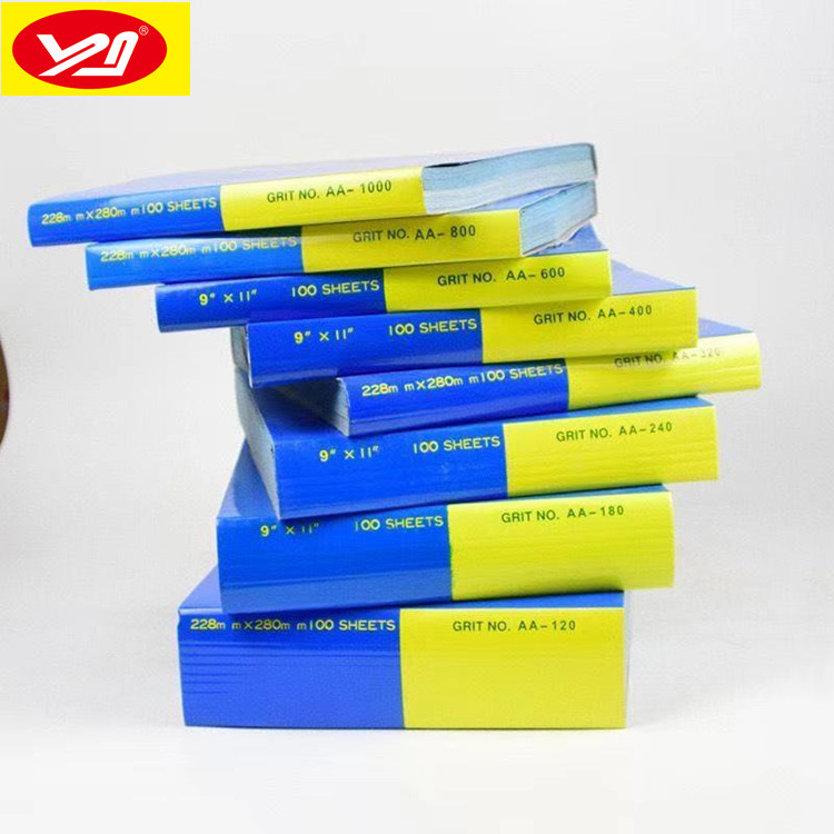 金牛干砂纸120#-1000#木工砂纸家具厂干磨砂纸防堵塞白色涂层砂纸