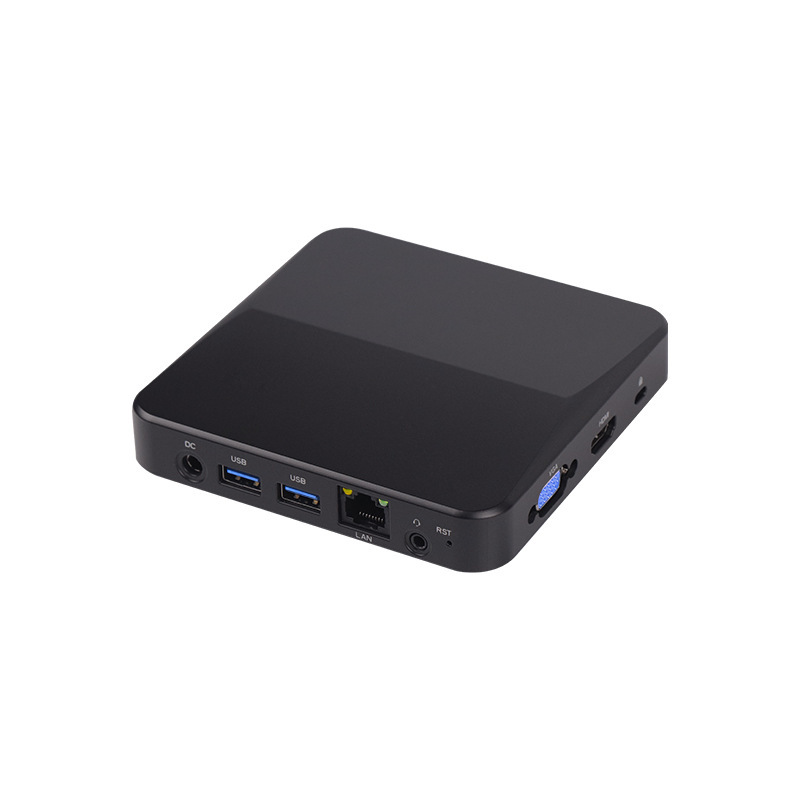 J4125 mini anfitrión de la computadora mudo estudiante Ordenador de oficina en casa Sistema Windows11 mini pc