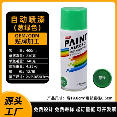 Avtomobil boyası — Poles, Car Furniture Renovation Paint - self-spray-paint-400ml-340g-37-ash-green-400mlbottle-spray-paint