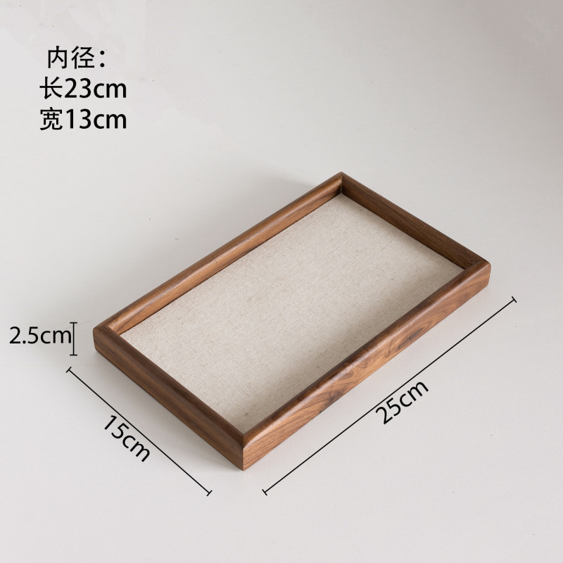 胡桃木首饰展示架项链手串架耳钉饰品陈列套系戒指盘珠宝柜台收纳|undefined