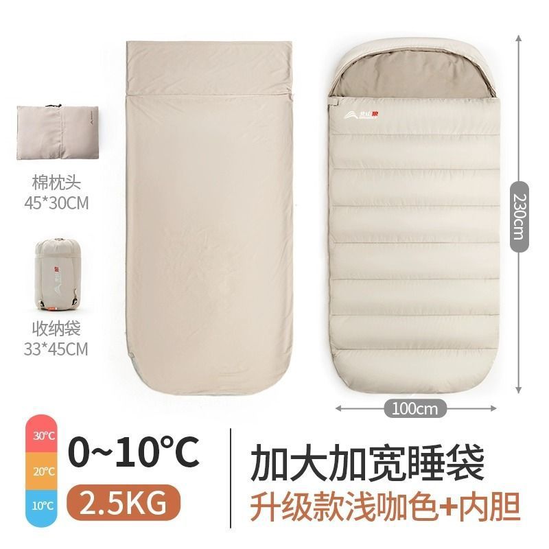 라이트 브라운 2.5kg [라이너 업그레이드] + 면 베개