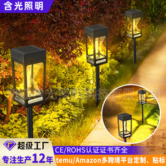 新型太陽光砂時計灯屋外防水花園小夜灯庭園装飾地景観灯照明街灯