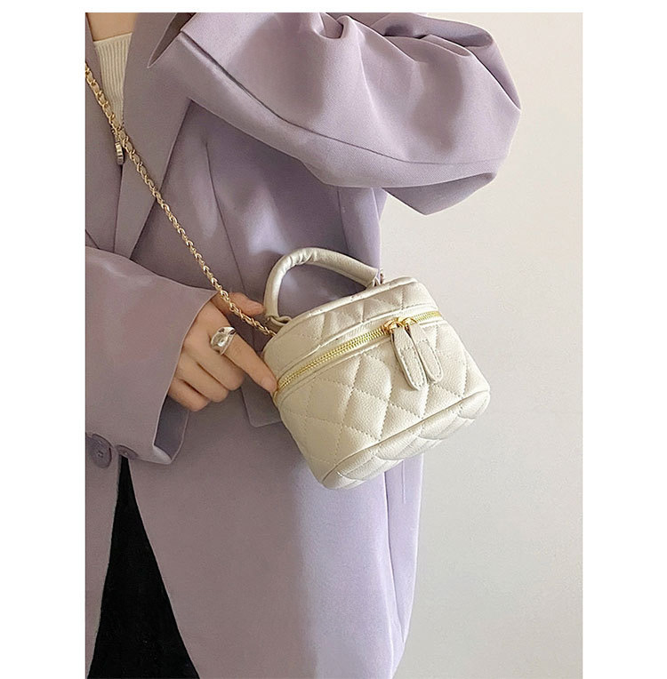 2022 Spring and Summer New Handheld Mini Bag Rhombic  Style Chain Bag All-match Shoulder Crossbody Lipstick Small Bag_voghion.com