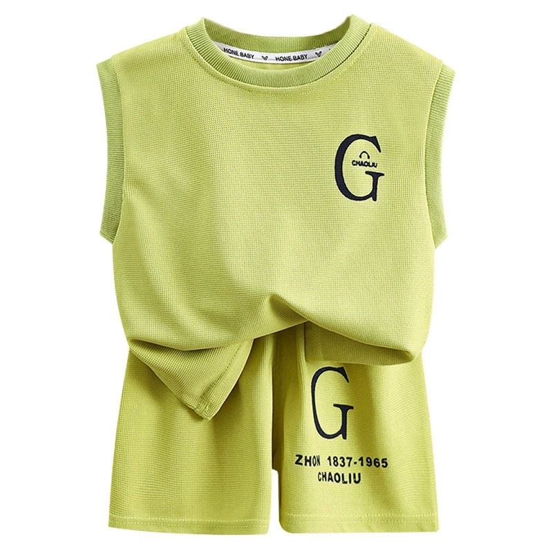 Children's vest, summer set, shorts for boys, summer clothing, children's clothing