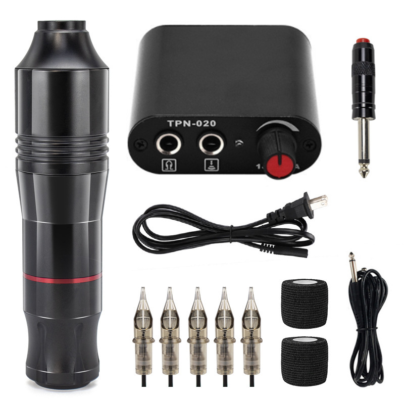 Tattoo machine suit motor integrated machine beginner to practice tattoo suit tattoo embroidery equipment supplies cross-border wholesale