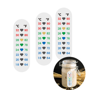 in stock cross-border Amazon LCD thermometer paste yogurt bread fermentation tank temperature measurement paste