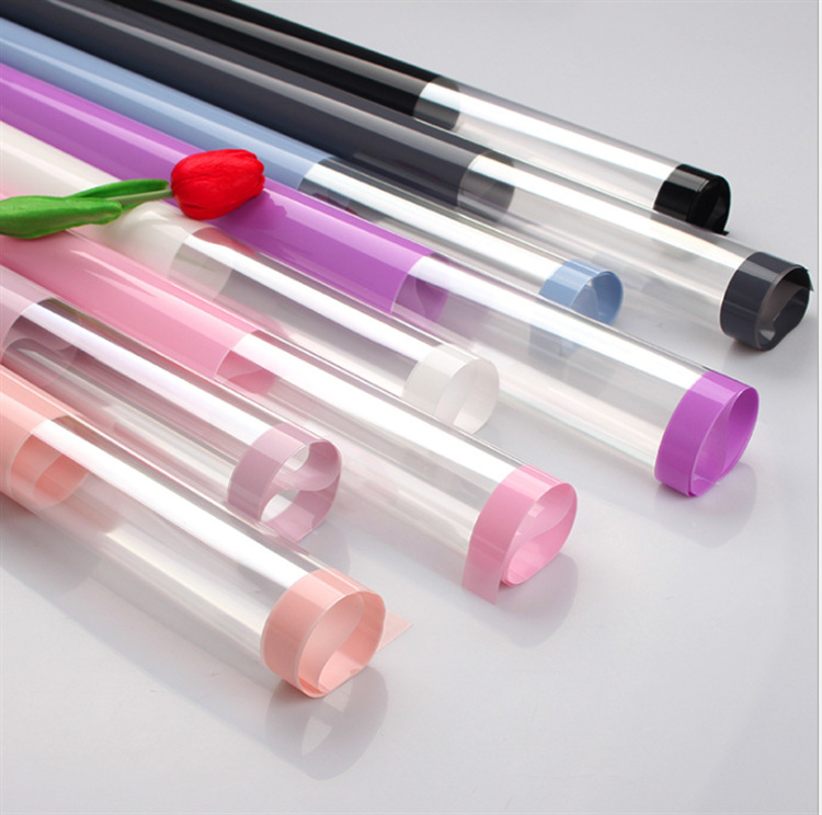 透明纸应世界之窗玻璃纸鲜花包装纸opp防水材质 礼品包装材料批发