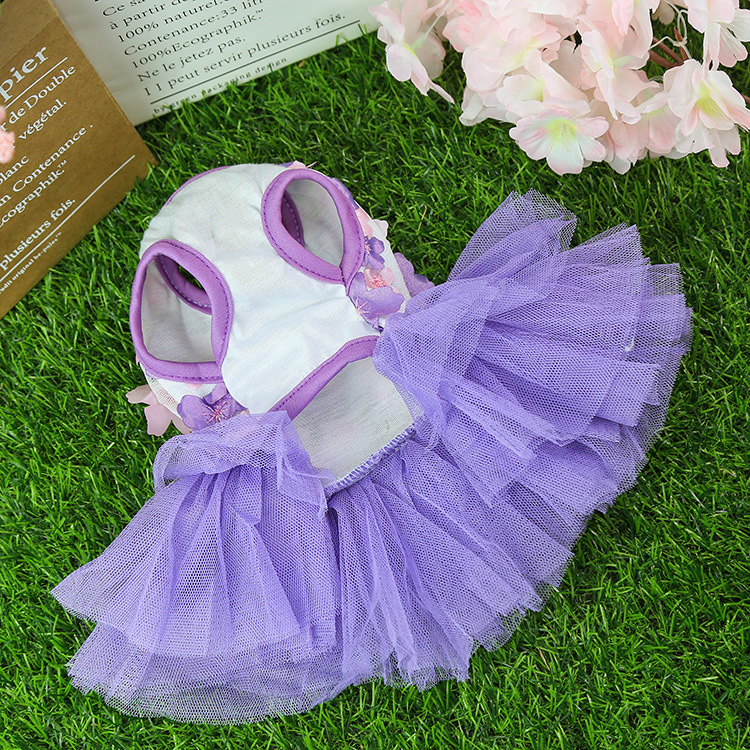Princess Cotton Flower Pet Clothing display picture 8