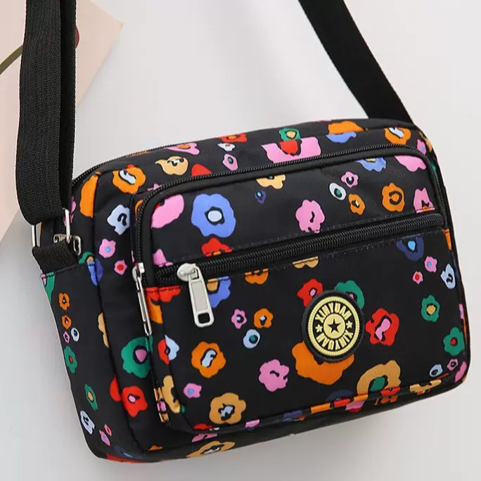 中老年花布包帆布包包女包新款牛津布单肩斜挎包摆摊跑江湖妈妈包