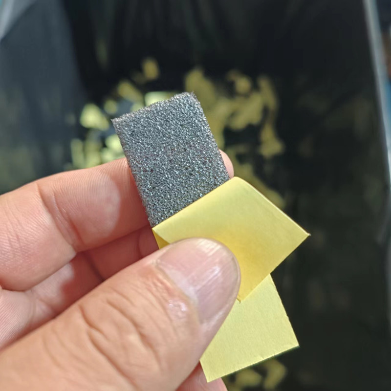 厂家批发塑胶件汽车线束带胶海绵 3mm厚减震缓冲包线海绵 吸音棉