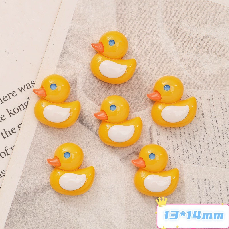 Мультяшная желтая утка малый фитинги смолы diy кремовый клей для мобильного телефона заколки для волос ногтей украшения обуви аксессуары