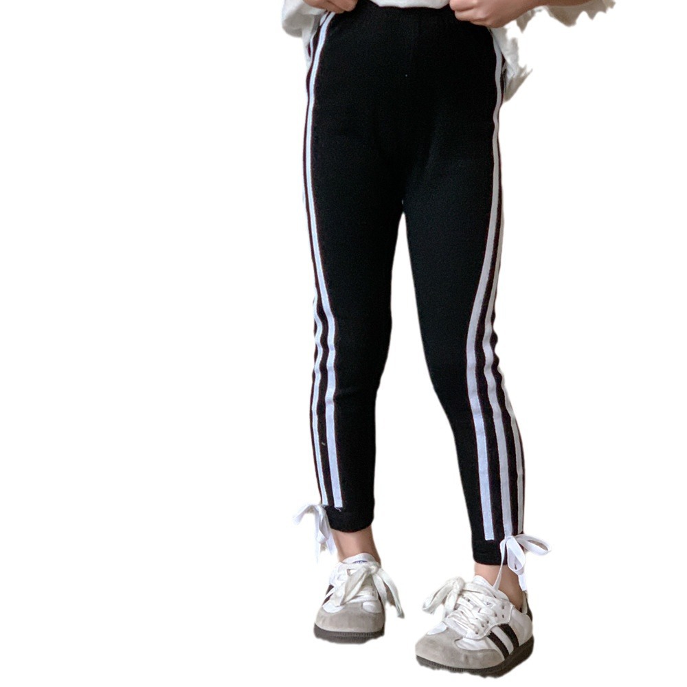 Corea del Sur ropa para niños 2024 polainas de arco para niñas de primavera ropa exterior para niños medias elásticas pantalones de yoga para niños medianos y grandes