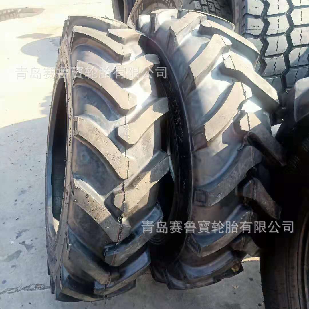 旱田人字12.4-24 农用车 拖拉机轮胎 R1花纹