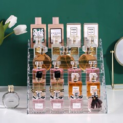 Multifunctional Nail Display Rack, New Transparent, Easy Assembly, 3-6 Layers, Nail Polish and Adhesive Organizer