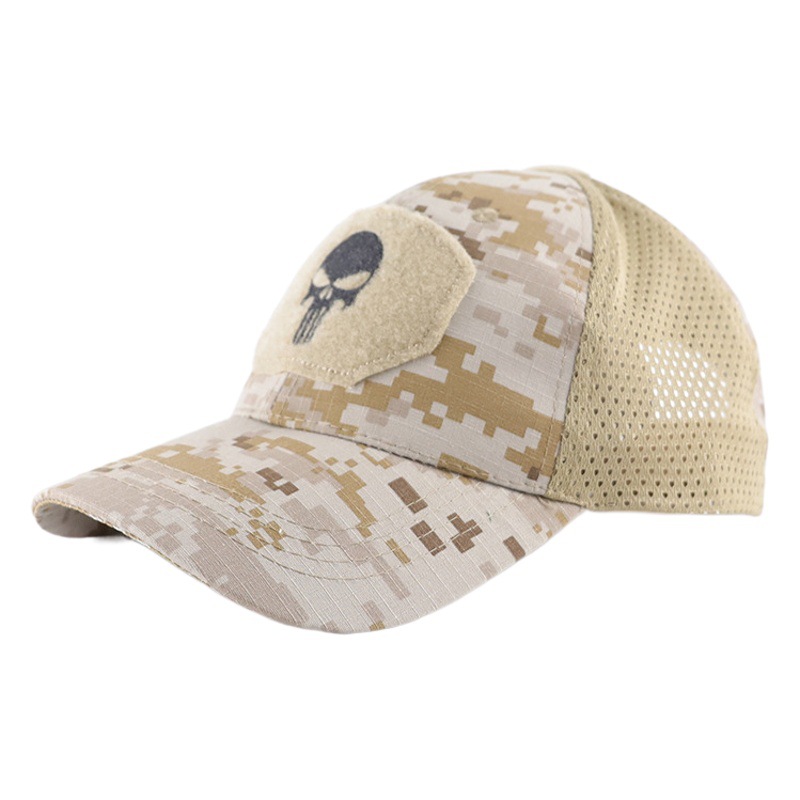 Cross-border source outdoor sports cap tactical camouflage baseball cap Python embroidery cap CS camouflage cap