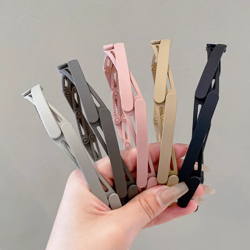 Viaje retráctil plegable cabello para mujer lavado de cara diario especial con dientes cabello broche de cabello antideslizante tocado de cabeza