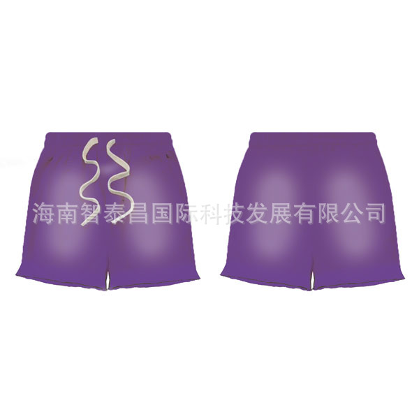 스프레이 말 반바지-보라색