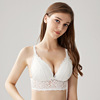 Postpartum underwear for pregnant, thin lace wireless bra for breastfeeding