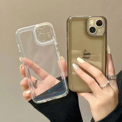 透明適用iPhone13 Pro/14 PLUS蘋果12新款網紅太空TPU手機殼外貿