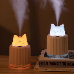 桌面灯宠加湿器家用3色氛围小夜灯大雾量补水仪灯宠静音雾化器
