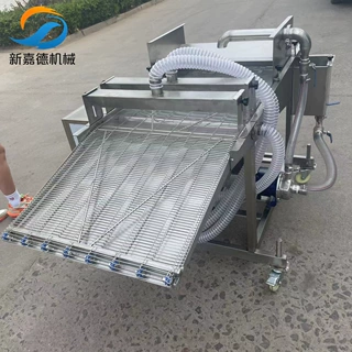 全自动淋浆机 嘉德定制上浆机 茄片上浆油炸成套设备