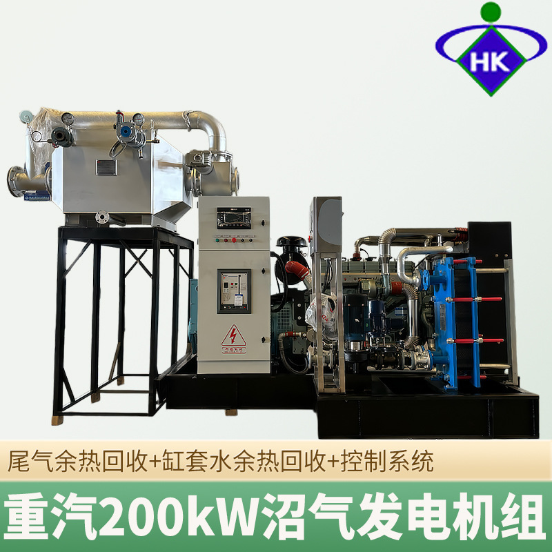 Biogas Gas Generator Set 200/300/400 Kilowatt Heat Recovery