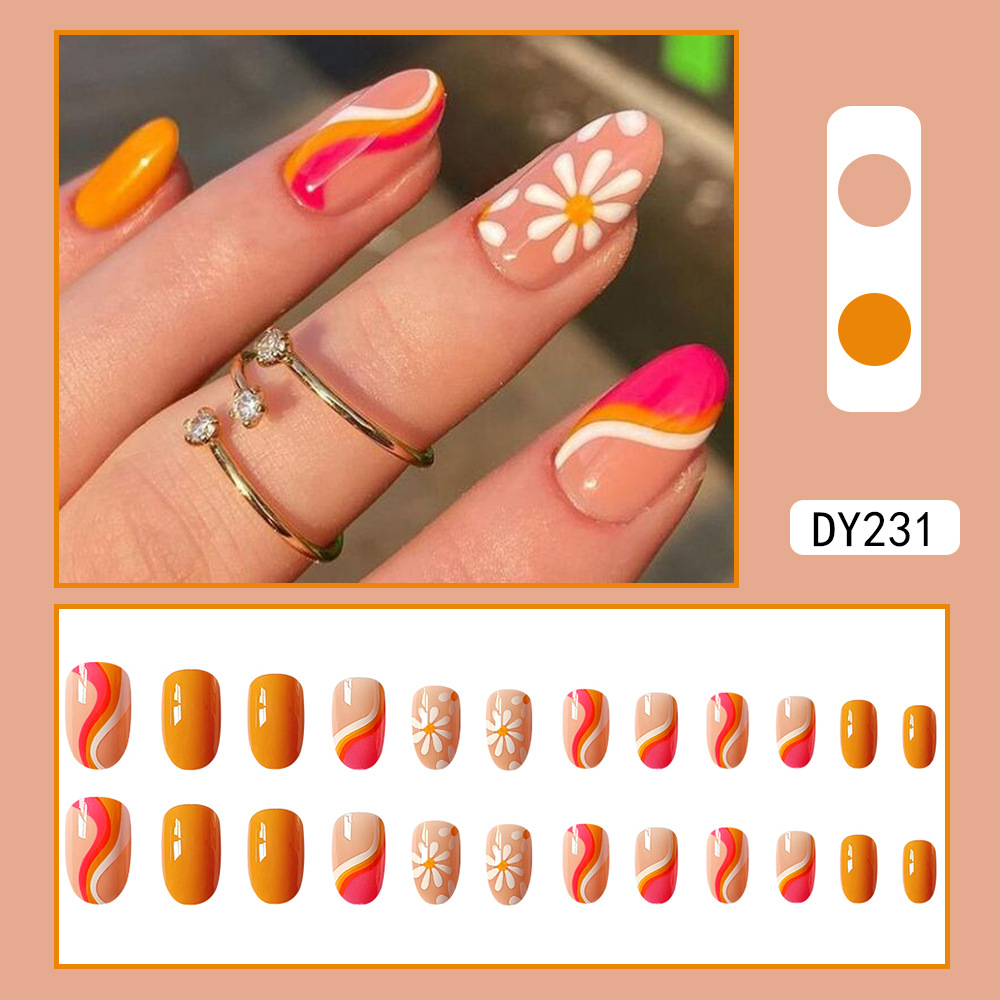 Uñas de uñas largas portátiles Parche de uñas postizas desmontables Sensación de alto nivel Venta al por mayor de uñas portátiles de venta caliente transfronterizas