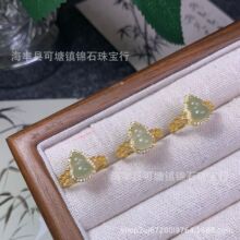 天然和田玉葫芦s925纯银镶嵌简约百搭小众中国风直播爆款厂家批发