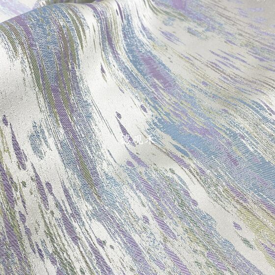 Ink painting meteor vignette jacquard brocade decorative handmade fabric fishtail skirt dress blazer fabric