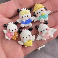 Яркий ангел Paca Dog diy смола гаджет крем-клей самодельные аксессуары для волос материал заколки для волос