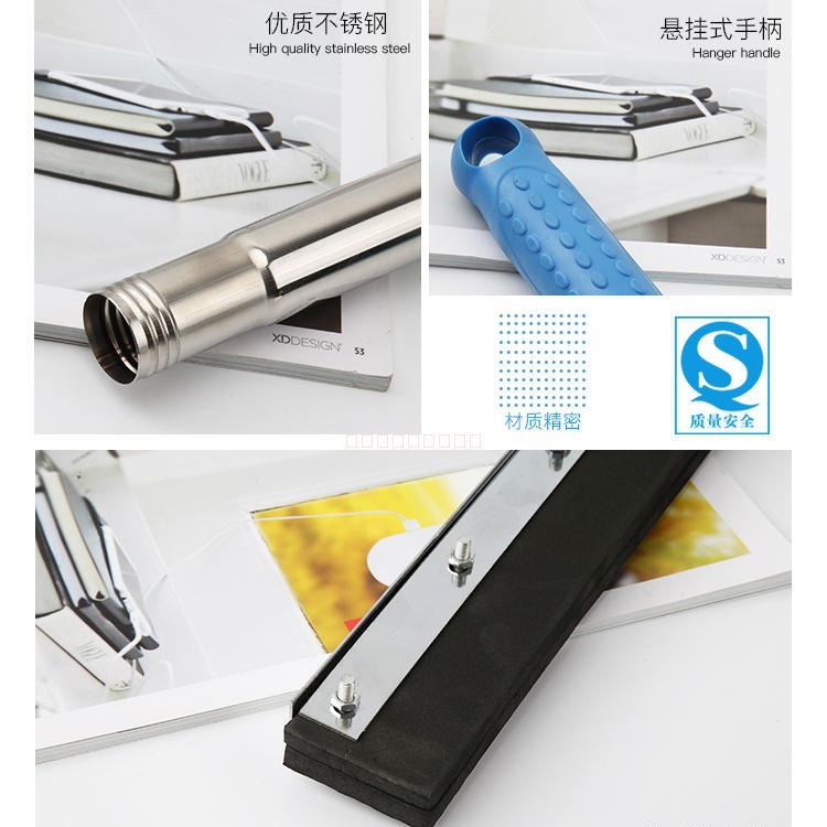 Raspador de piso del limpiaparabrisas grande rascador piso empuje baño de agua Hotel hogar Baño escoba de silicona