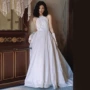 新娘露背结婚法式婚纱