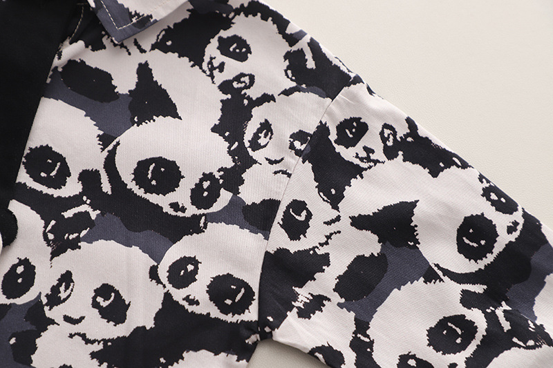 Kinder Strickweste Strickjacke Und Cartoon Shirt Set_voghion.com