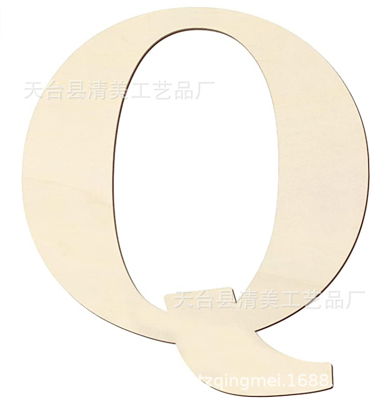 Letras inglesas de madera de 12 pulgadas 30cm de alto 26 letras inglesas letras de 3mm de espesor 1 paquete