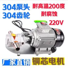 WCB便携式齿轮泵榨油机泵电动自吸抽油泵柴油机油泵菜籽油大豆油