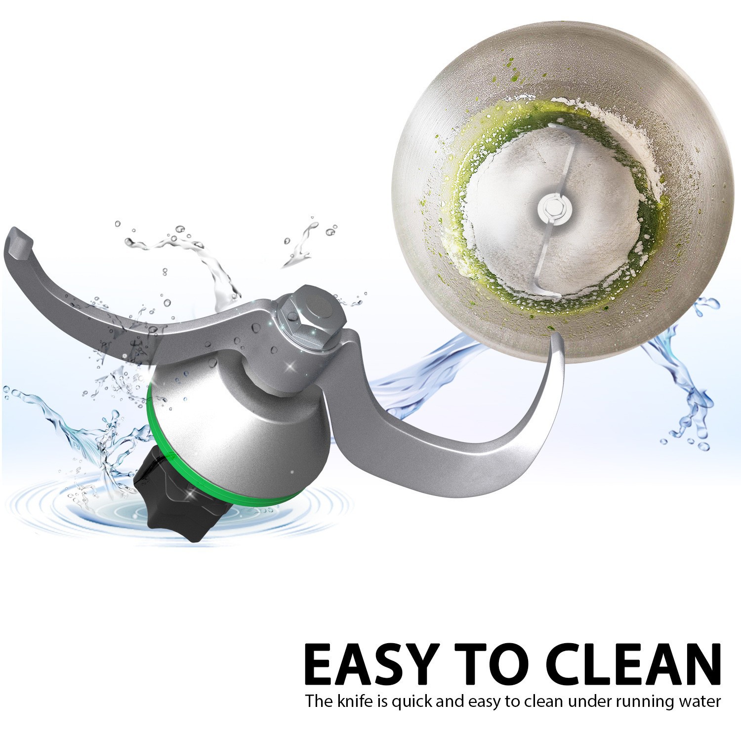 Cuchilla mezcladora de acero inoxidable de repuesto para Thermomix TM6/TM5/TM31