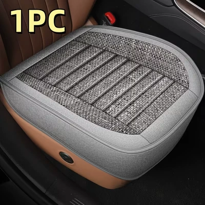 New Linen Backless Breathable Seat cushion, seat cover - gray