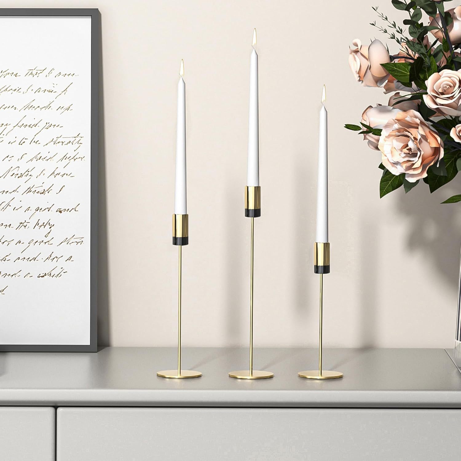 Moderno simple y lujoso estilo de hierro forjado dorado sala de estar mesa de comedor hotel comedor decoración de decoración de la casa de modelo de boda