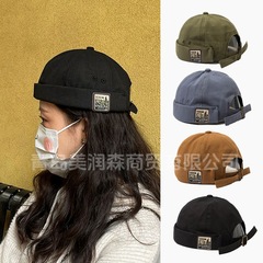 韓国版の春の帽子は軒のない瓜の皮の帽子の地主の帽子の男性の街頭の潮人のヒップホップの帽子の男性のごろつきの帽子の水の手の帽子がありません。