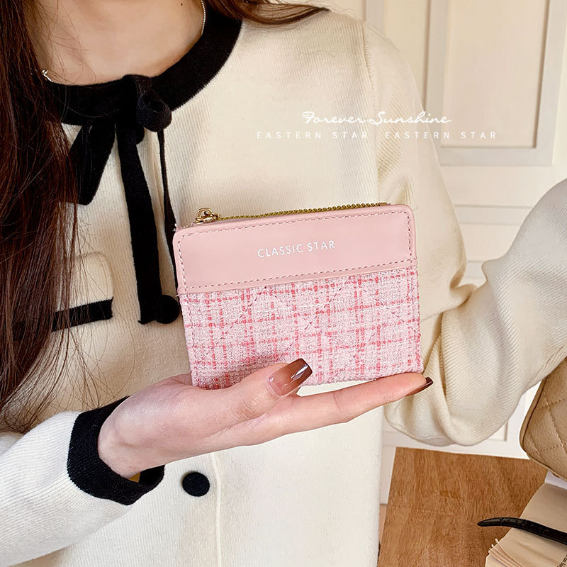 Xiao Xiang Style Korean Style Large Capacity INS Wallet Women Student Solid Color Simple Korean Chic Large in stock Xiao Xiang Style Korean Style Large Capacity INS Wallet Women Student Solid Color Simple Korean Chic Large in stock