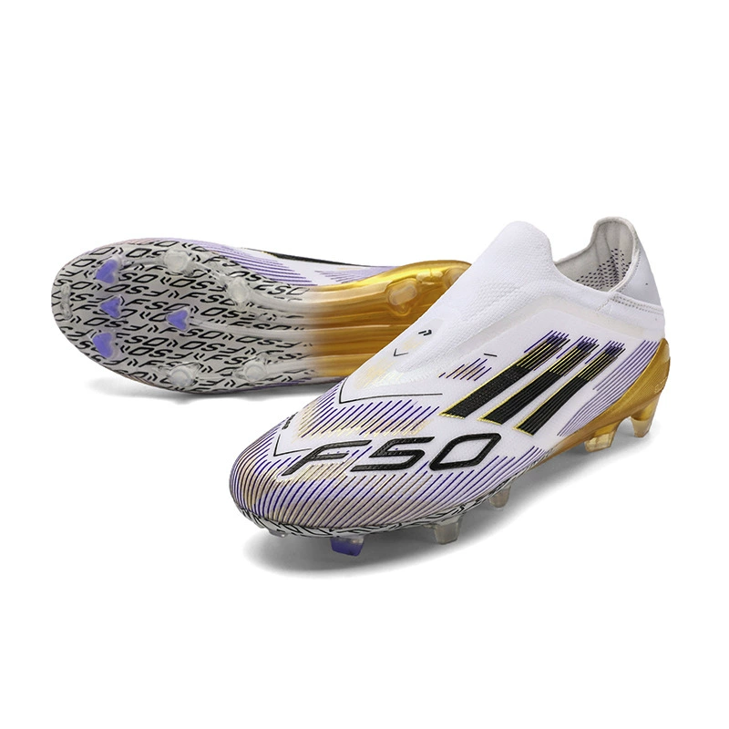 X серия F50+TPU без ногтей, шнуровка бесшовная вязаная спинка молодежный профессиональные новые футбольные кроссовки для внешней торговли跨境 оптовая