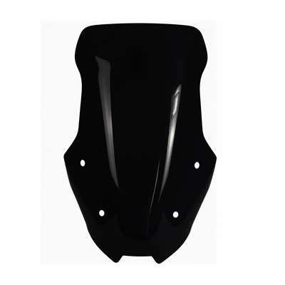 a racing-style windscreen, Motorcycle front windshield - 50cmbaseaccessories-blackened