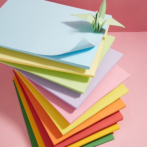 Colored cardboard A4 thickened hard cardboard Kindergarten diy greeting card paper paper-cut Touchmark paper-cut A4 color cardboard