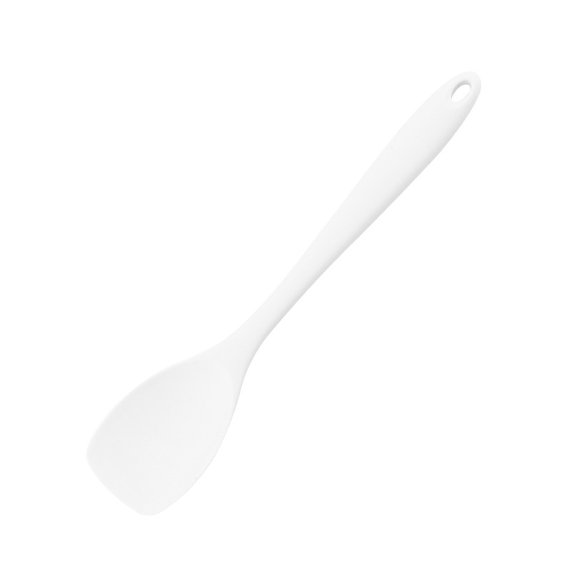 Traje de silicona transfronterizo utensilios de cocina nuevos utensilios de cocina de silicona blanca de 7 piezas todo incluido pala de cocina cuchara colador