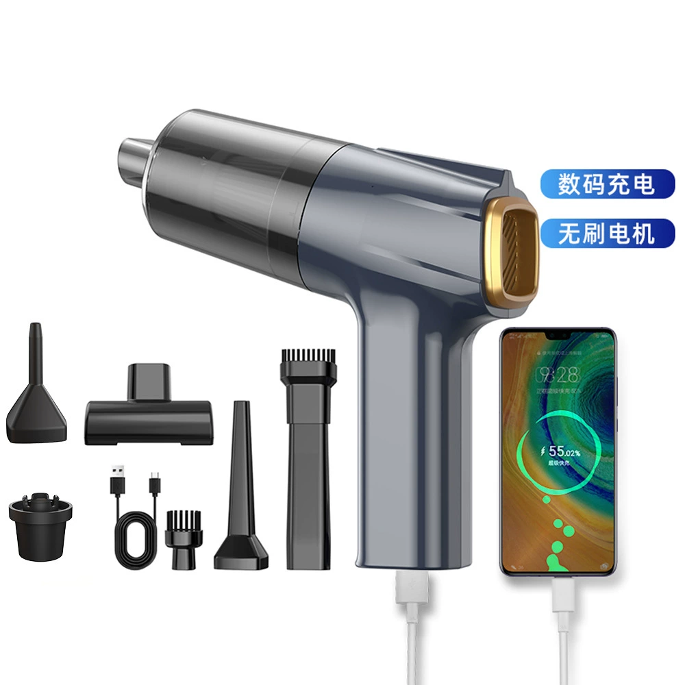 Brushless handheld wireless small vacuum cleaner for car