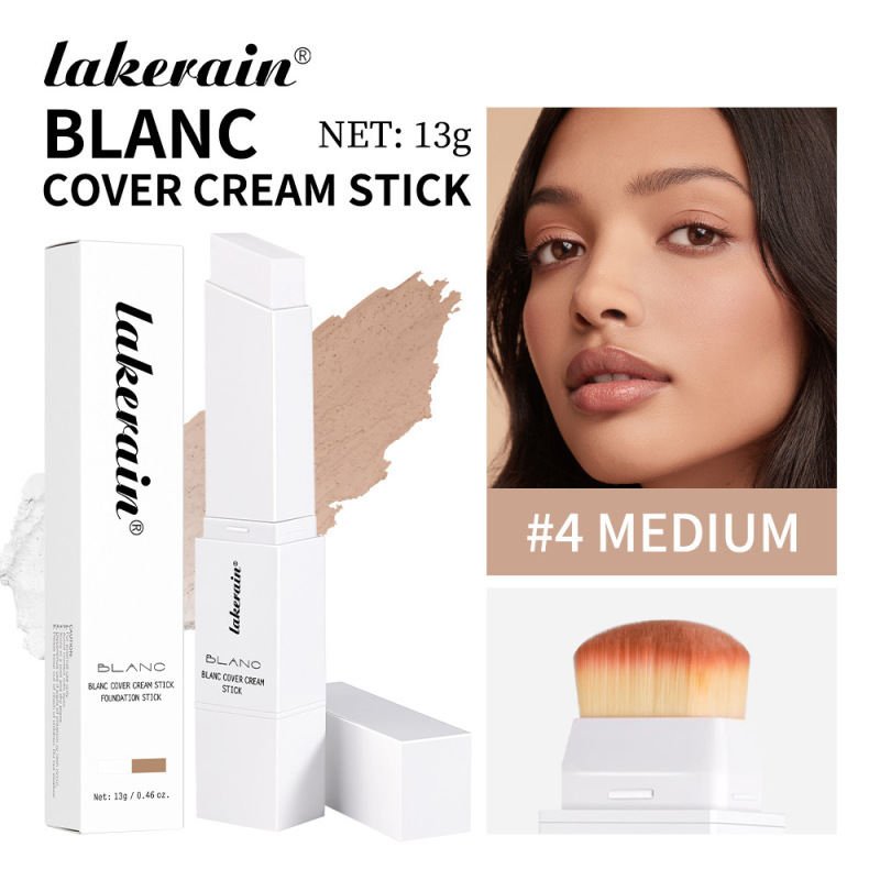 跨境lakerain 变色粉底棒Blanc Cover Cream Stick遮瑕baoshi粉底|undefined